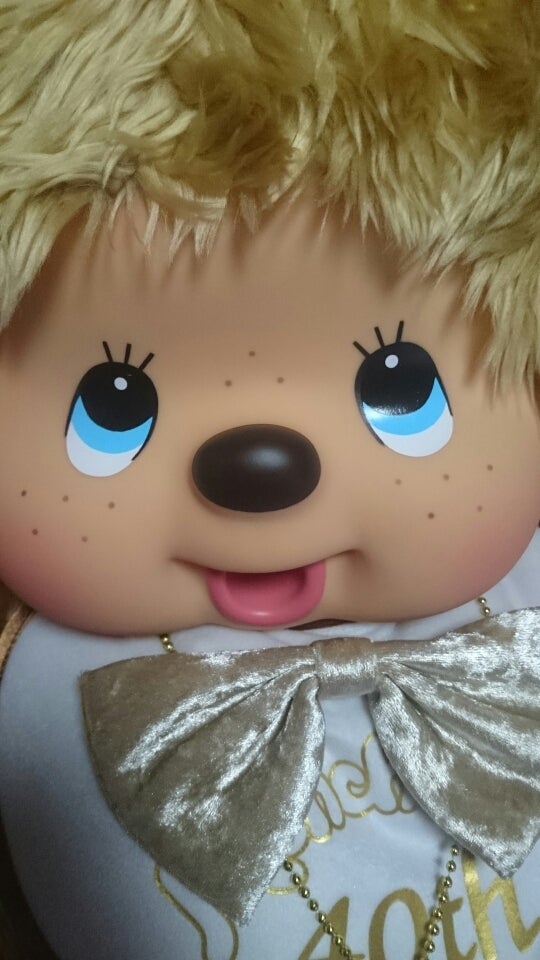 モンチッチ 40周年記念 ぬいぐるみ ゴールド 男の子 2L 70cm 40th