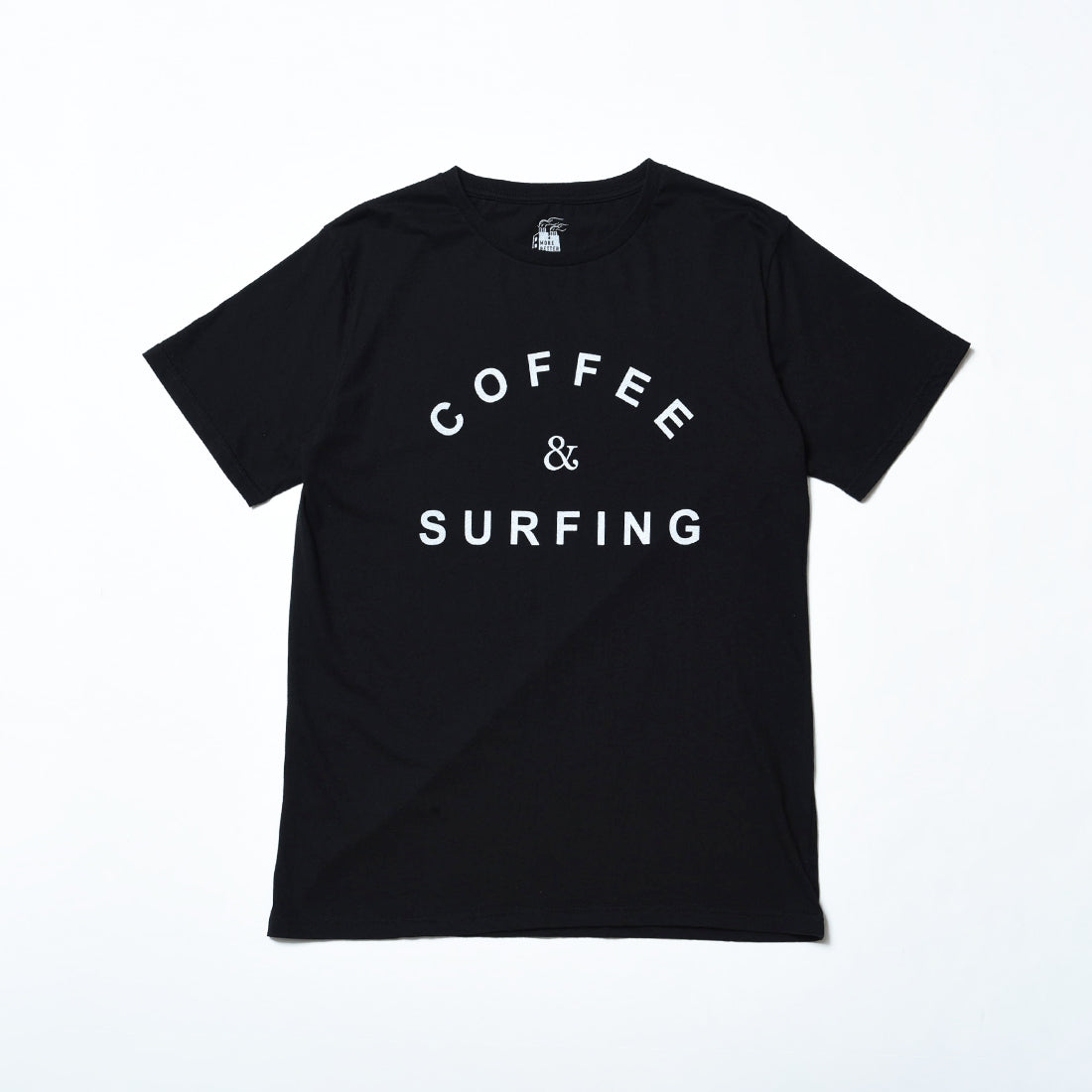 COFFEE & SURFING TEE [BLACK] – The Rising Sun Coffee