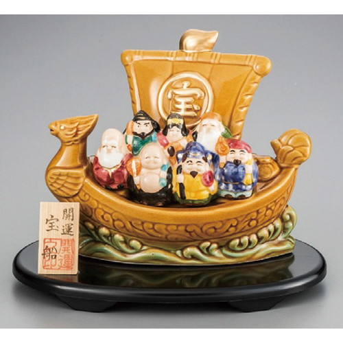 七福神の置物 置物 雅俊 七福神 練り物 縁起物 商売繁盛 招福 仏像