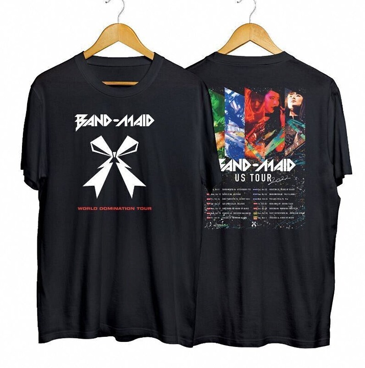 BAND-MAID US TOUR 2022 Tシャツ バンドメイドツアーT M