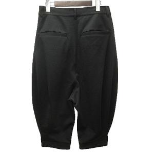 サルエルパンツ スラックス バルーンパンツ ストレッチ 7分丈 半端丈