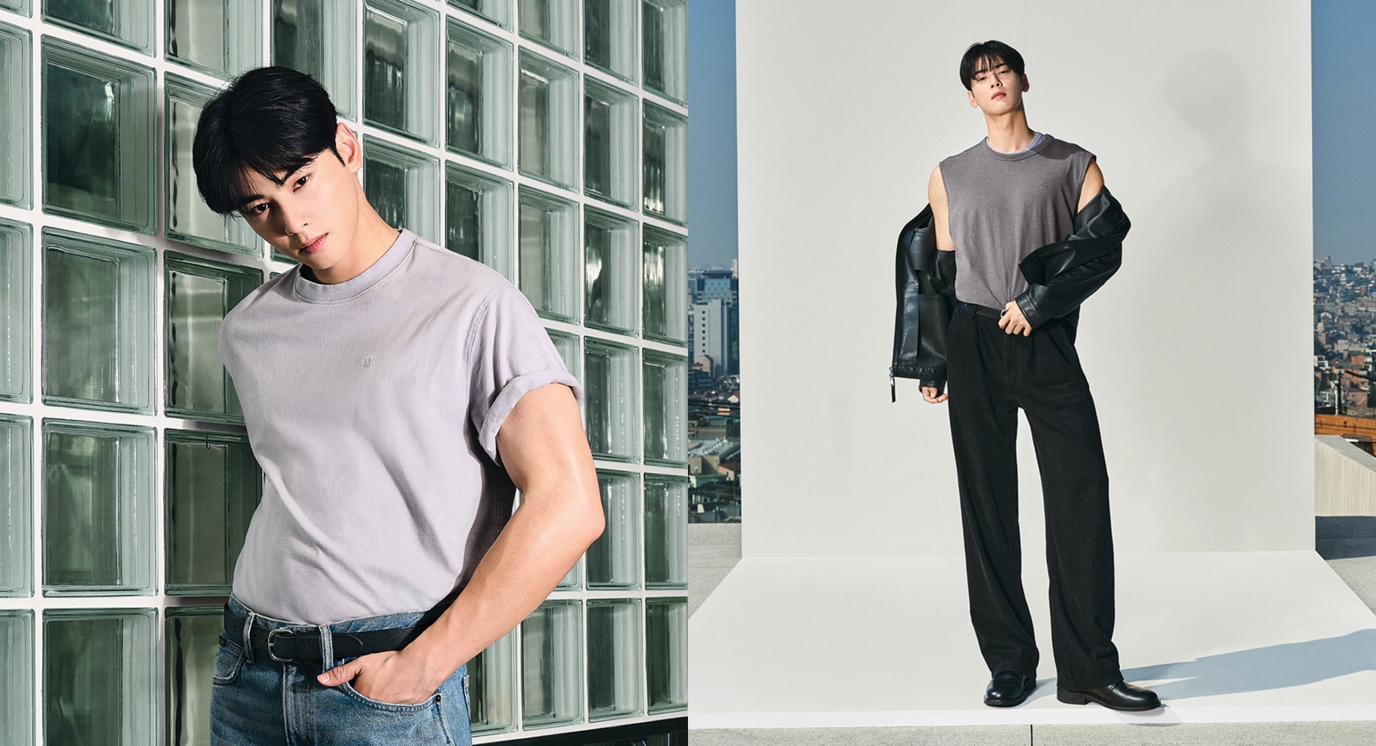 Cha Eun-woo Embodies Calvin Klein's Edge in Spring 2025 Campaign