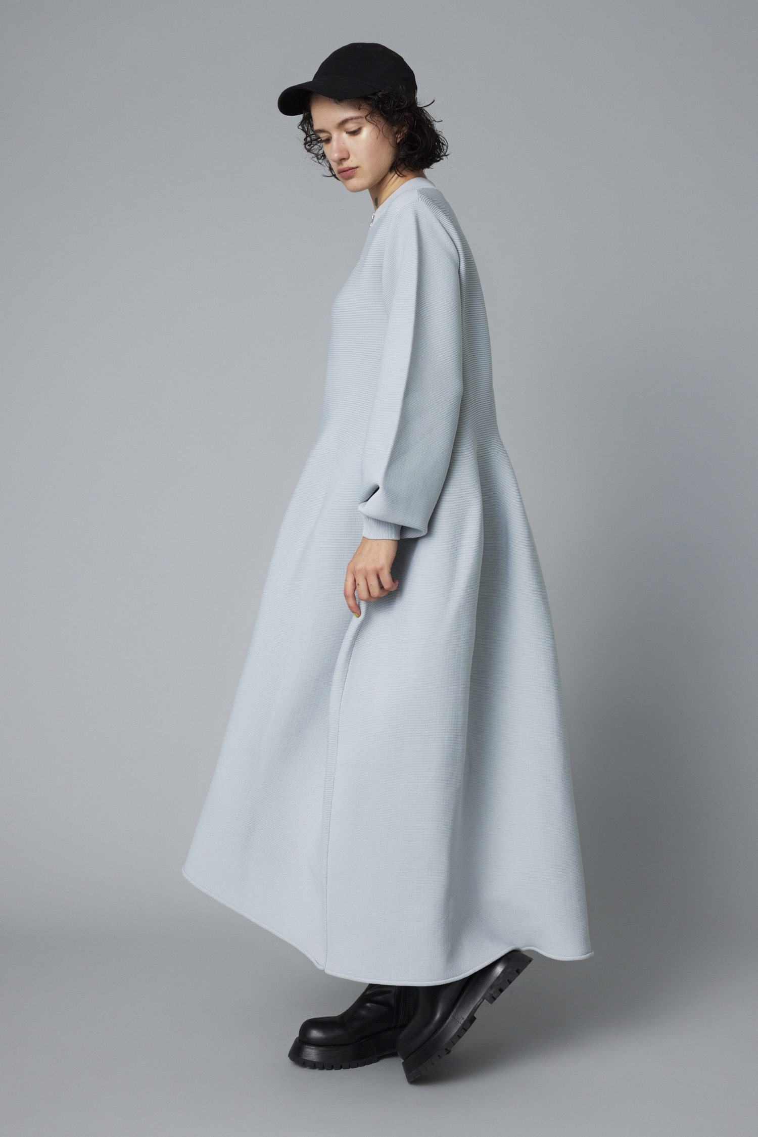 HeRIN.CYE | Front zip dress (ワンピース(ミニ・ミディアム） ) |SHEL