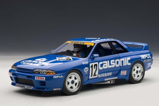 Calsonic skyline GTR ミニカー 1/43 Ebbro JGTC 2002 Calsonic Nissan