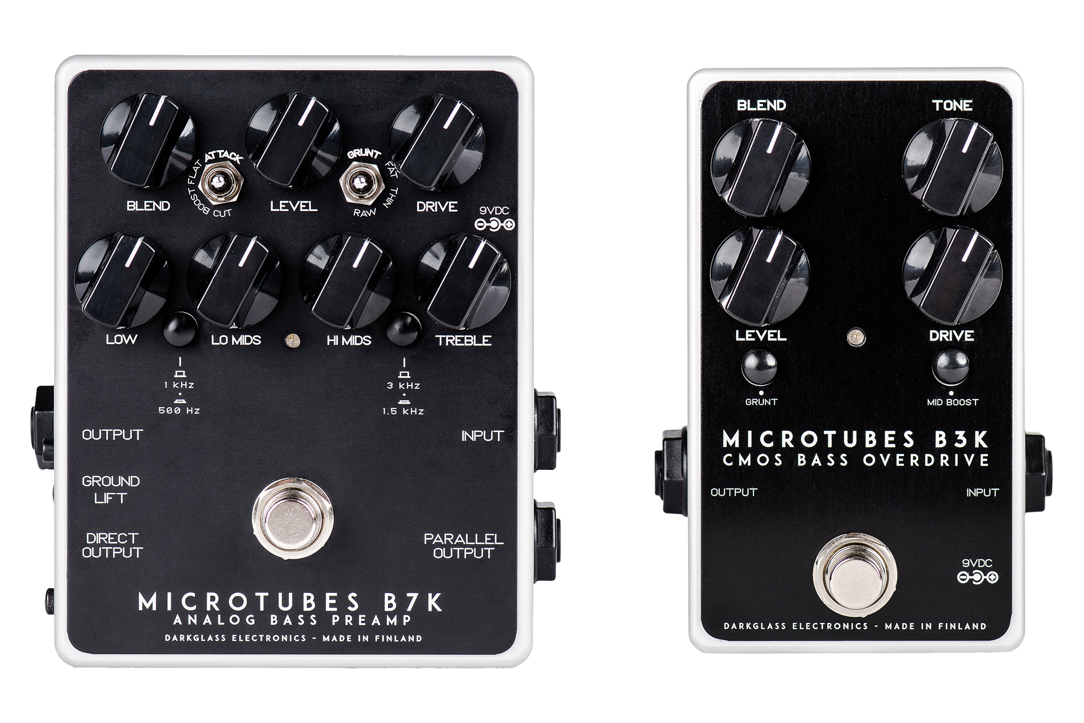 Darkglass Electronics Updates Microtubes B3K and Microtubes B7K