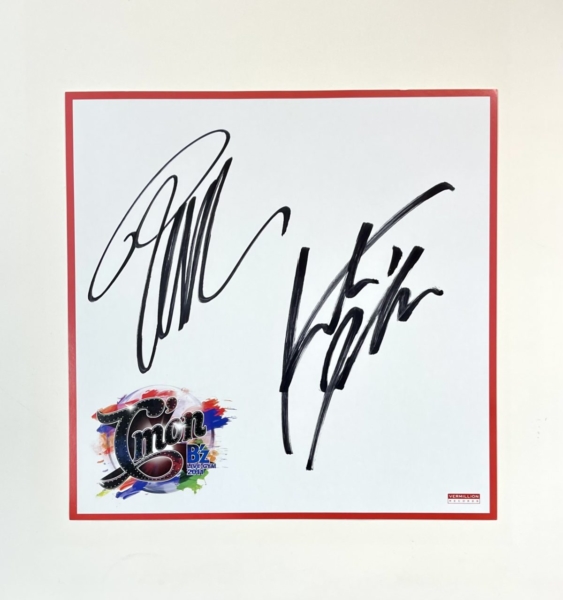 B'z 直筆サイン B'z 直筆サイン色紙