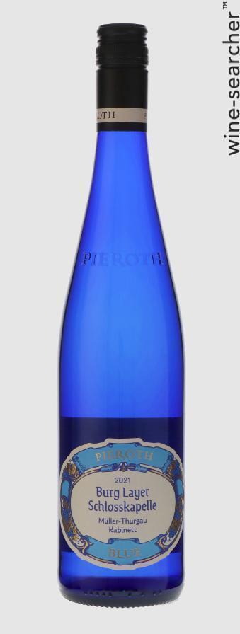 Pieroth Blue Burg Layer Schlosskapelle Muller-Thurgau Kabinett