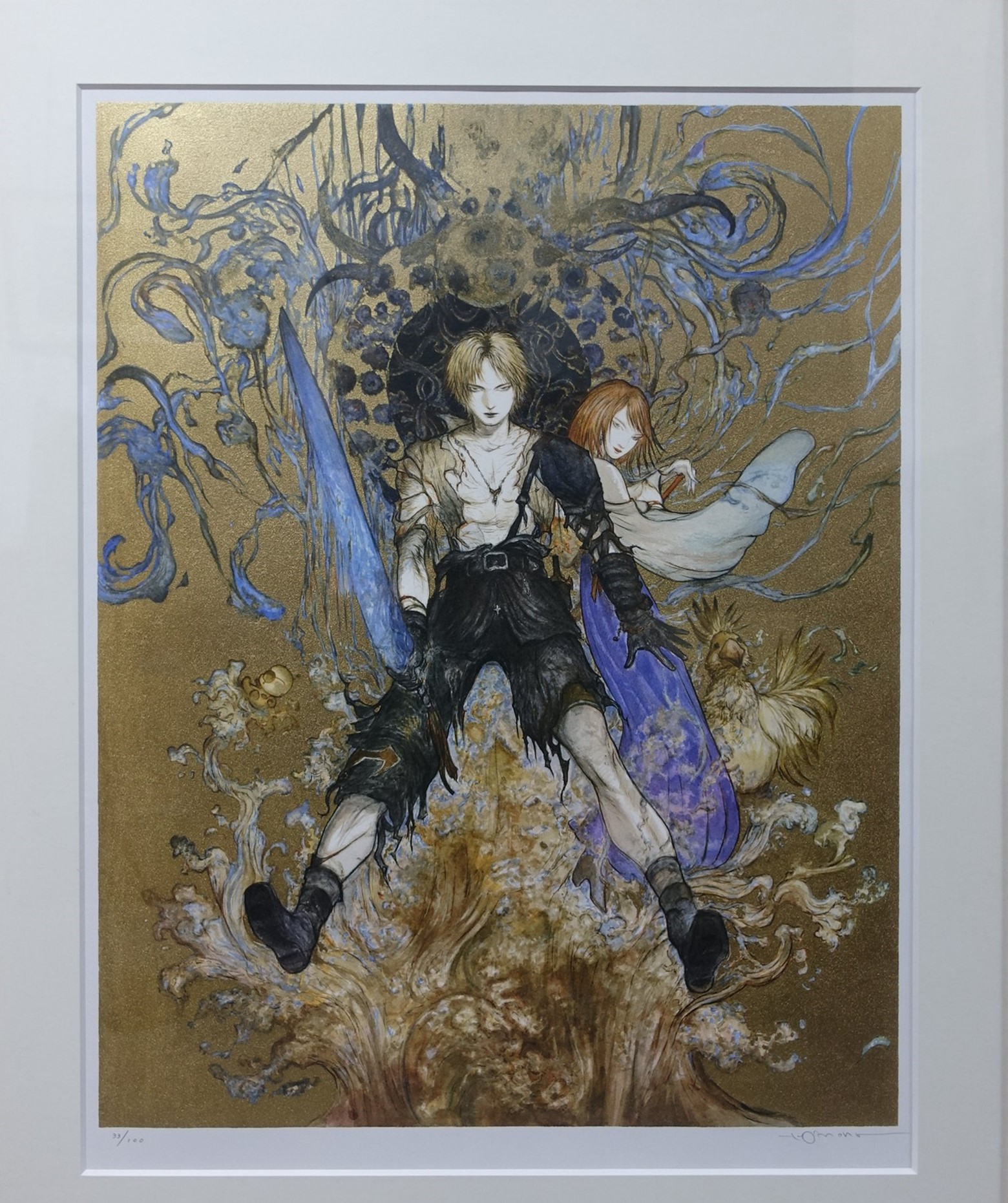 天野喜孝 アクリルプレート ファイナルファンタジーⅥ 街 ティナ