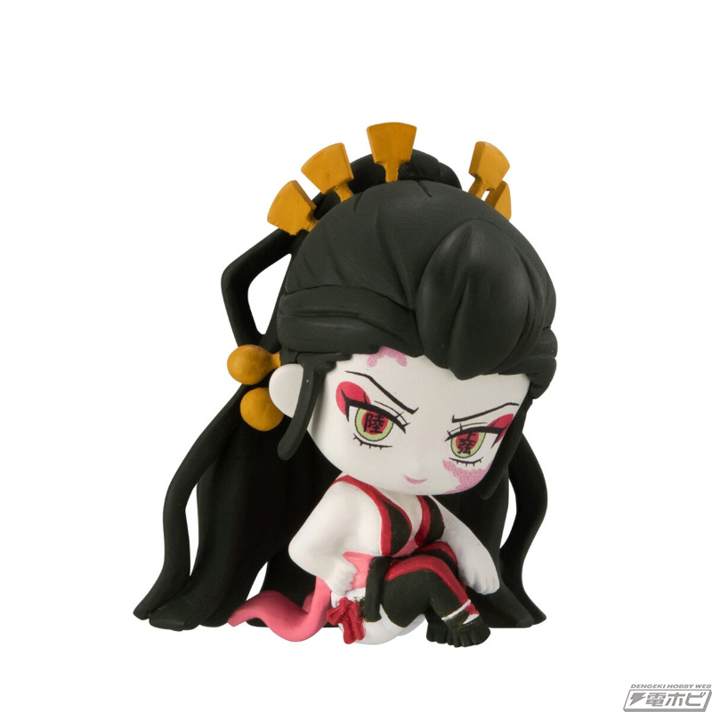 鬼滅の刃』ちょこんと座る堕姫や妓夫太郎たちが可愛い！デフォルメ