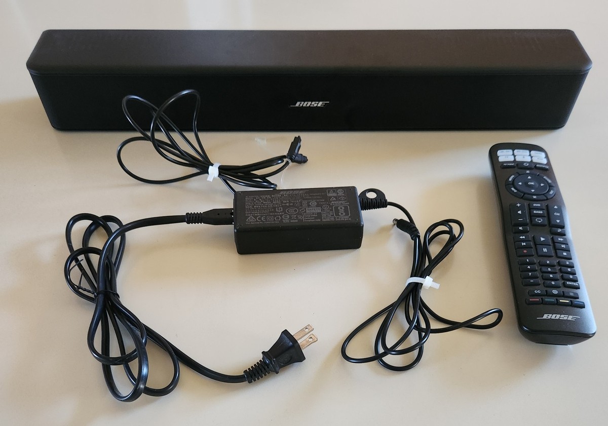Bose Solo 5 TV Sound System 418775 Bluetooth Black W/ Remote