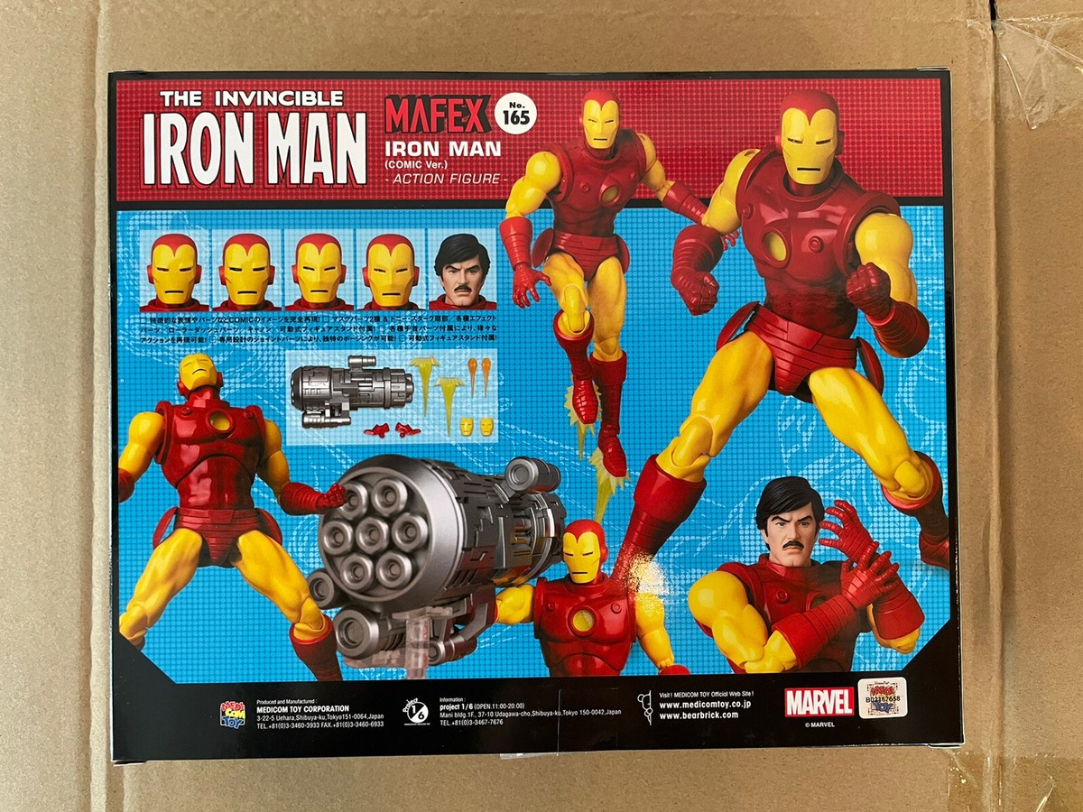 新品 MAFEX マフェックス No.165 IRON 公式 MAN アイアンマン COMIC