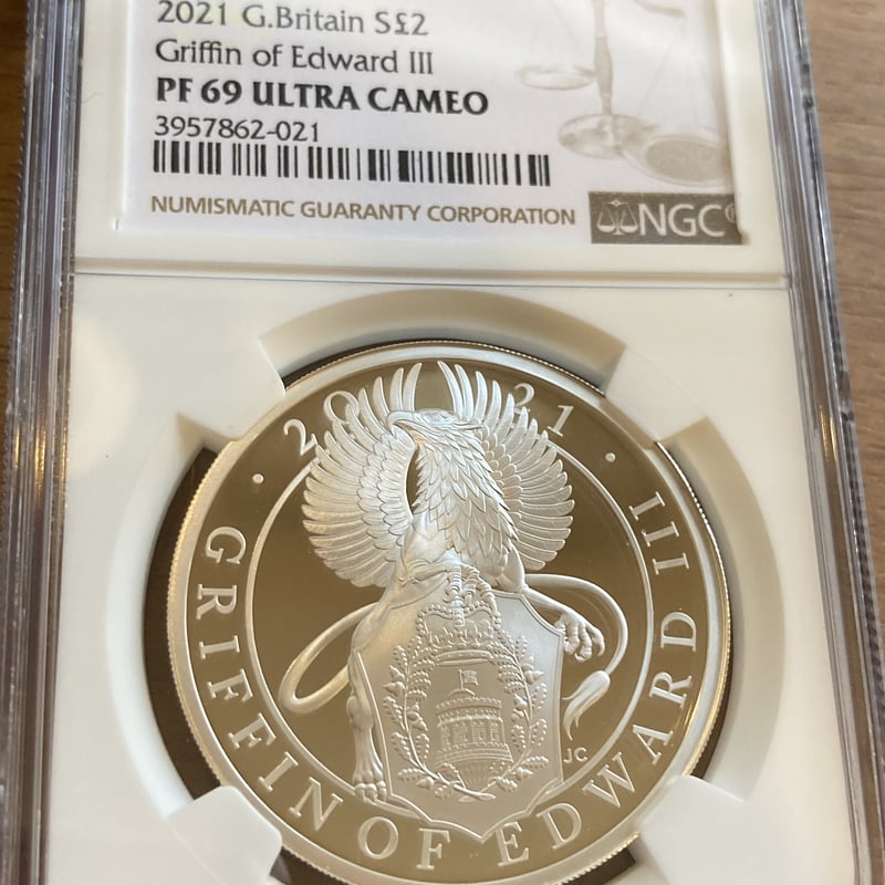 NGC鑑定69】 ロイヤルミント クイーンズビースト エドワード3世の