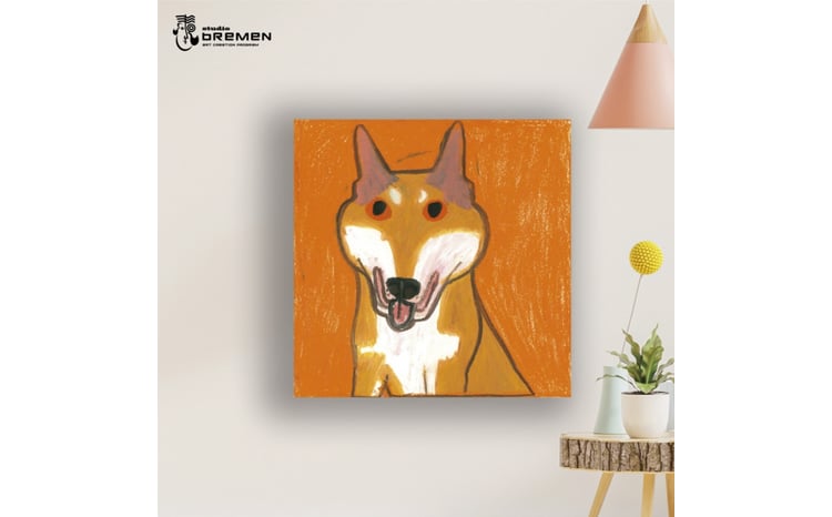 蛯子陽太(studioBREMEN)の動物作品【オイルパステル画オーダーメイド