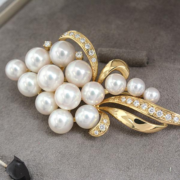 MIKIMOTO（ミキモト） ブローチ レディース パール×ダイヤモンド