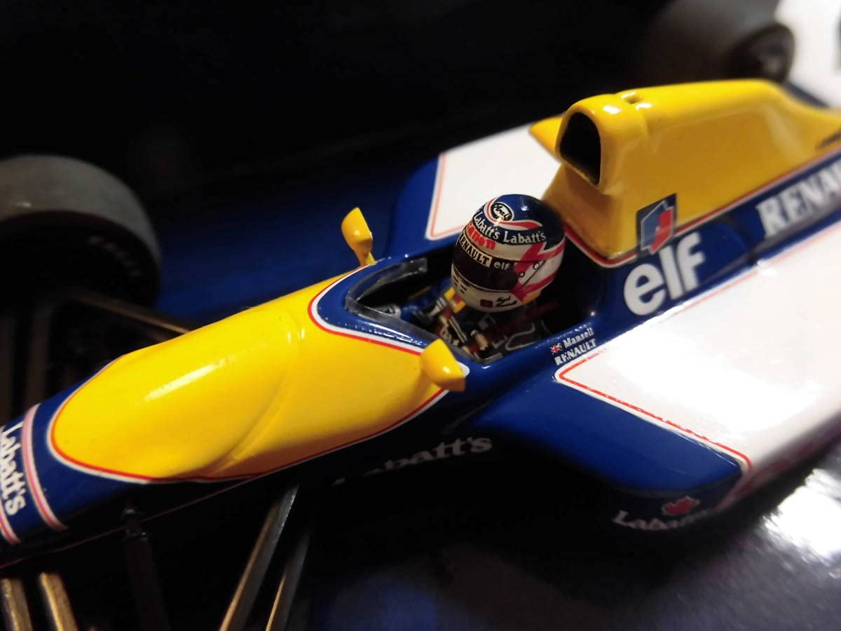 F1 ミニチャンプス FW14 ナイジェル マンセル ライドオン アイルトン