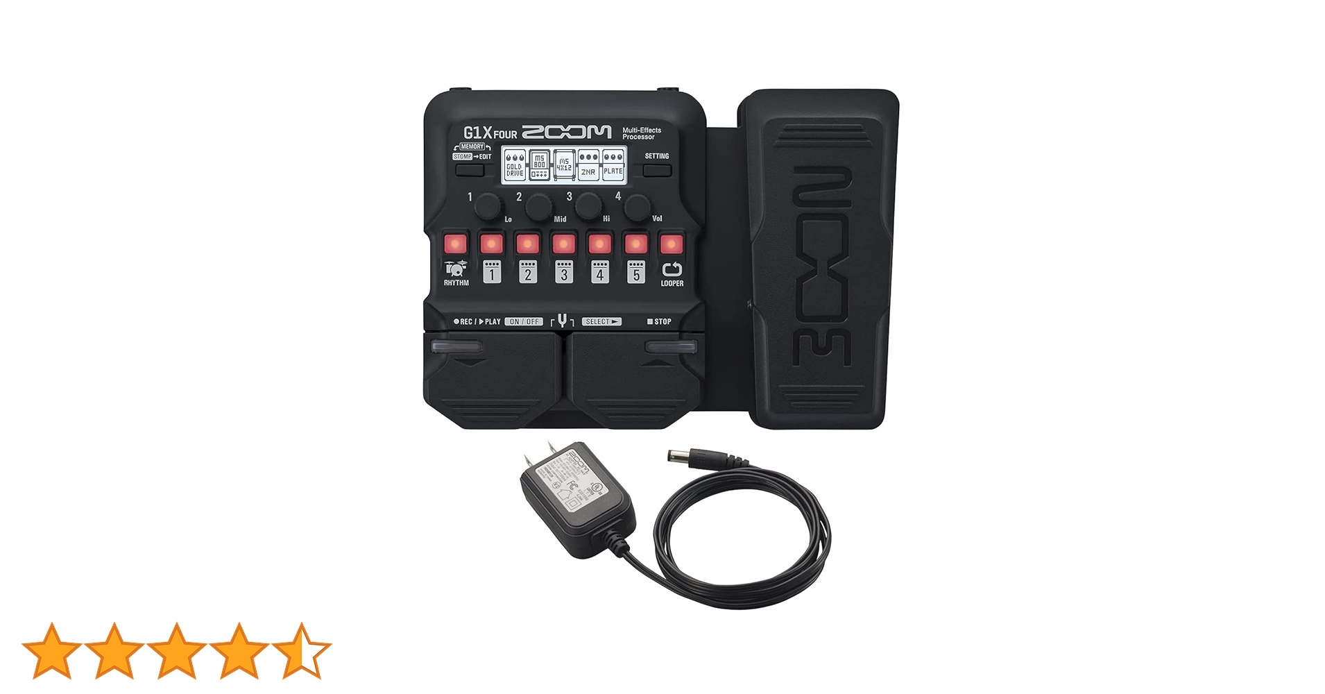 ZOOM G1X FOUR 電源アダプター付き Amazon | ZOOM / G1X FOUR -純正AC