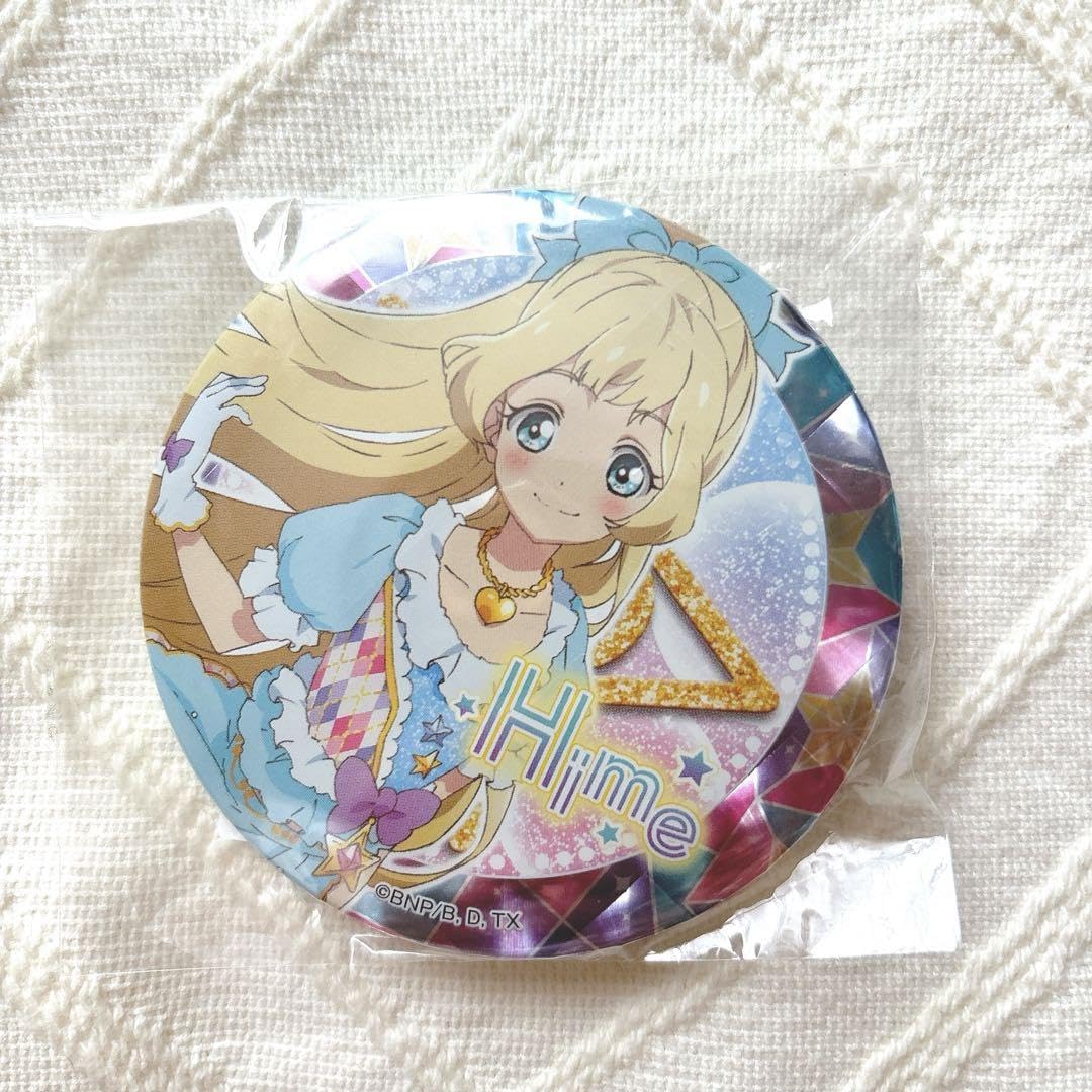 アイカツスターズ！白鳥ひめグリッターガラポンB賞缶バッジ