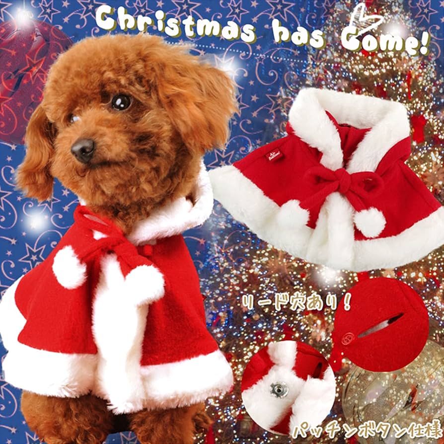 オーダーページ】犬服 クリスマスカラーのバルーンワンピース 犬服
