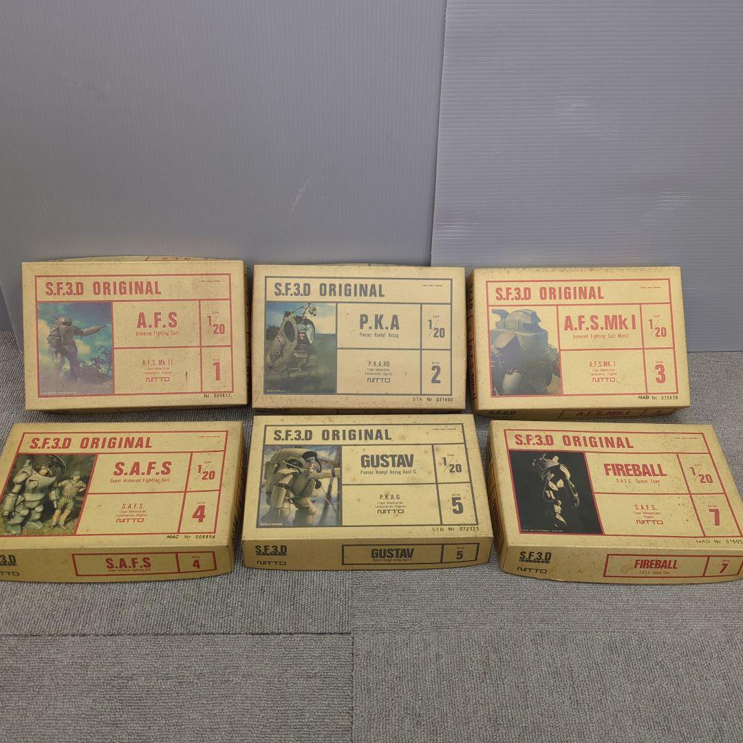 S.F.3.D ORIGINAL ロボット模型 6個セット SF3D to Ma.K. 連載40周年記念!! スペシャルトーク＆40年前の