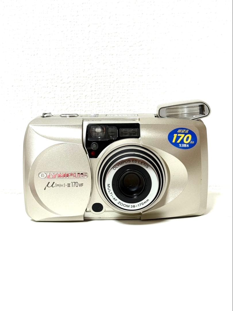 OLYMPUS mju ii zoom 170 コンパクトフィルムカメラ Olympus Mju II 170 VF – Retro Camera Shop