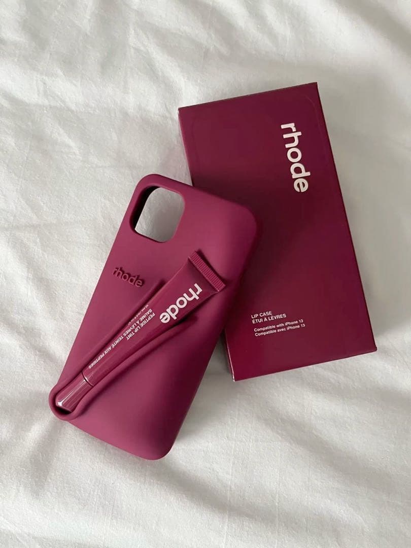 【ひかる】rhode raspberryケースリップ付き 日本未入荷 正規品 保証付き 2026 ロード スキン RHODE SKIN ヘイリー