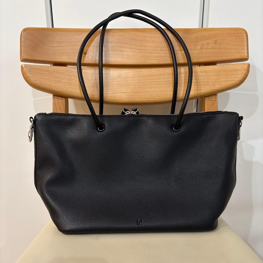 ＆MYUQ アンドミューク TAMTONボストンバッグ ショルダー ブラック