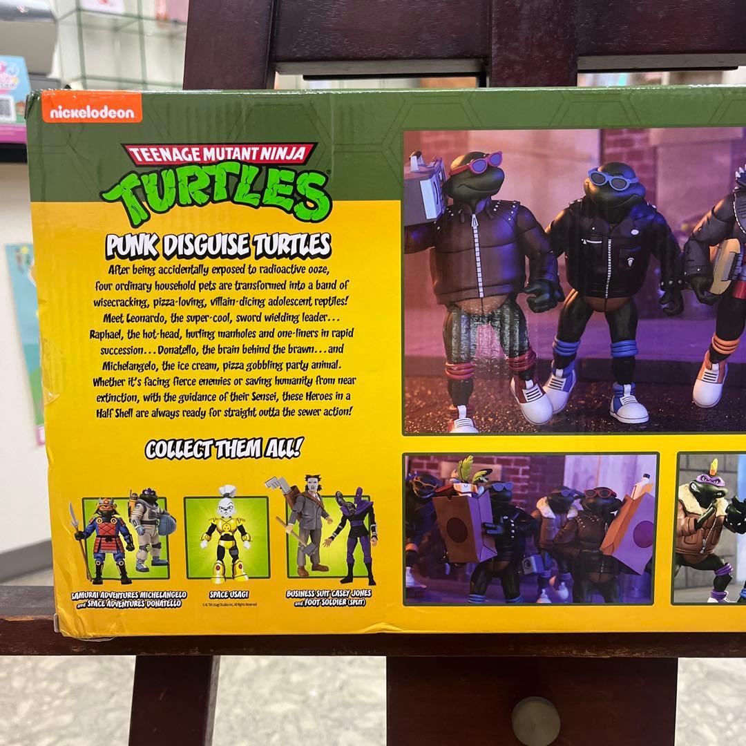 NECA TMNT ミュータントタートルズパンクディスガイズフィギュア4体