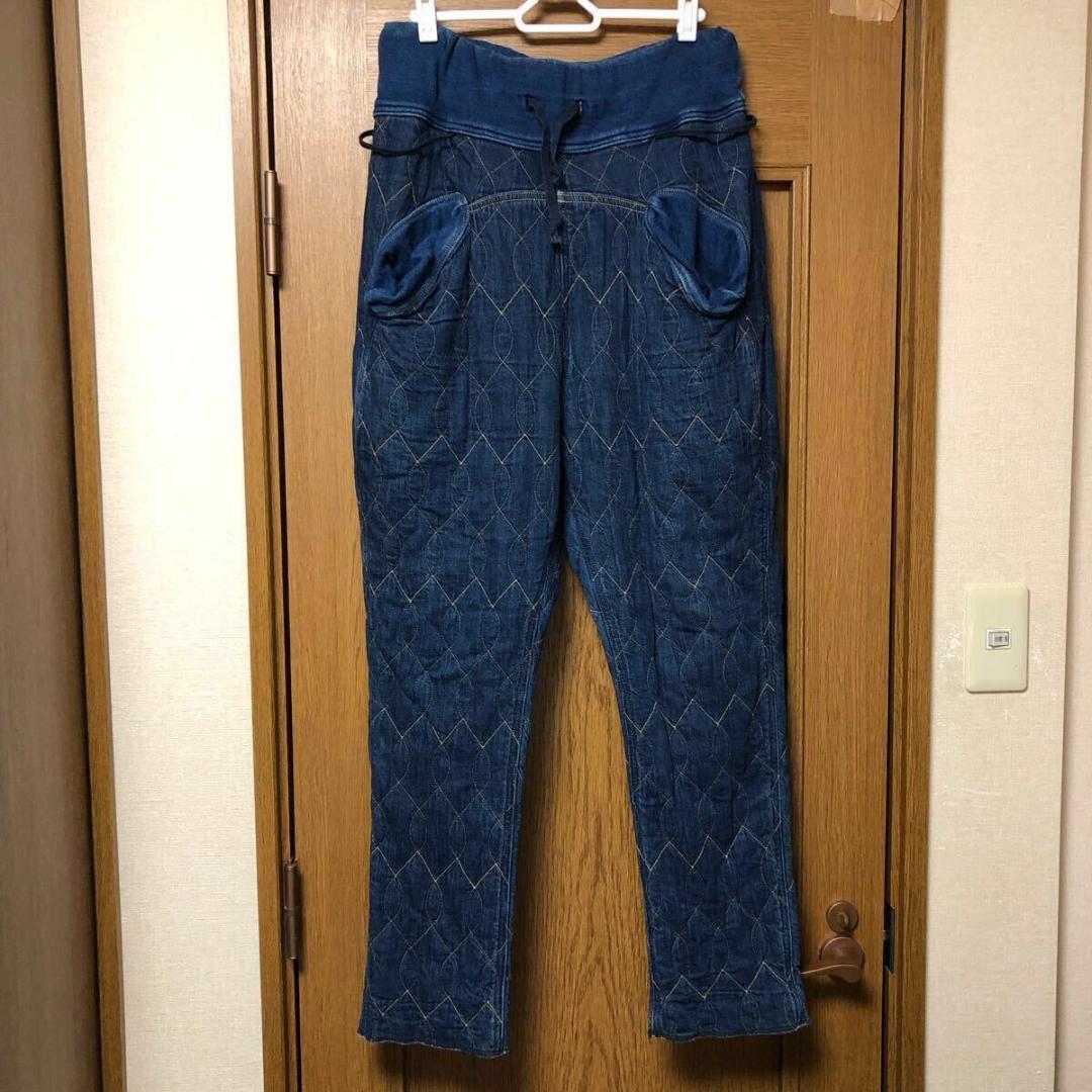 KAPITAL キャピタル デニム ワッフルキルティング サルエルヌーベルパンツ KAPITAL キャピタル デニム ワッフルキルティング サルエルヌーベルパンツ