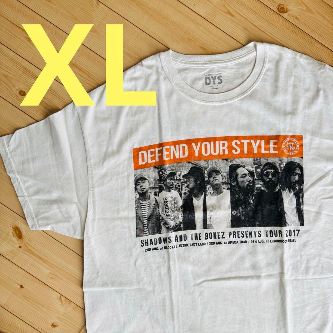 希少‼️The BONEZ×SHADOWS D.Y.S Tシャツ ホワイト XL 希少‼️The BONEZ×SHADOWS D.Y.S Tシャツ ホワイト XL