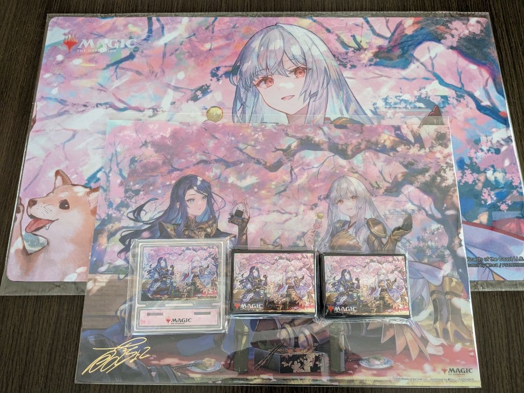 MTG 放浪皇のお花見キャンペーン プレイマット他 放浪皇のお花見キャンペーン プレイマット ナーセット&放浪皇 放浪皇の
