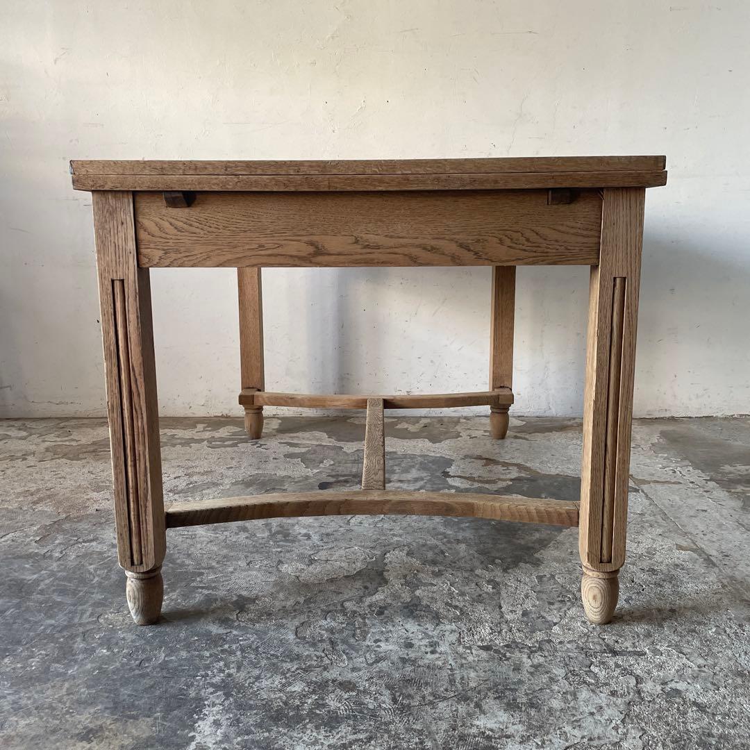 ビンテージ エクステンションダイニングテーブル 剥離