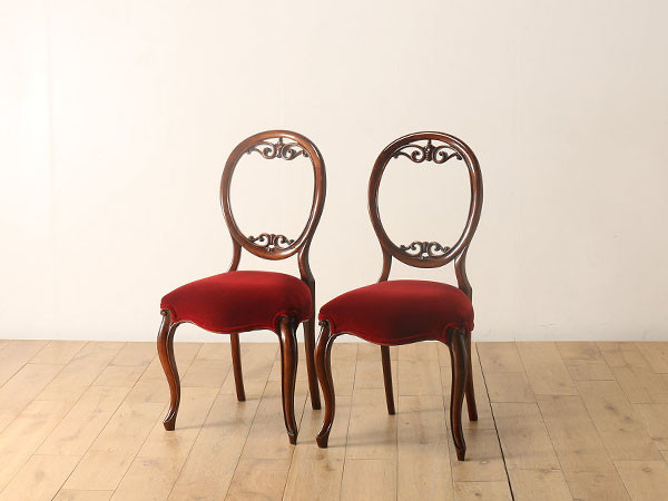 Lloyd's Antiques Real Antique Balloonback Chairs / ロイズ