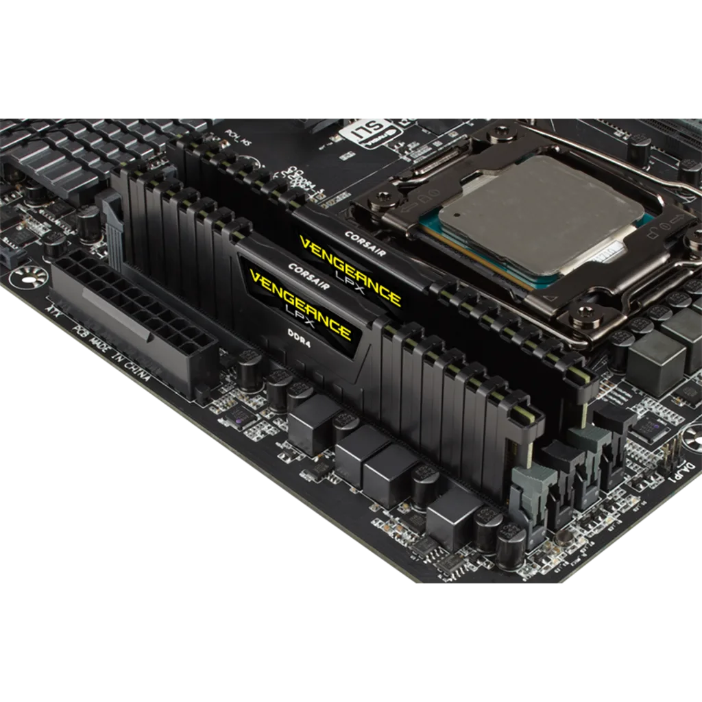 VENGEANCE® LPX 8GB (2 x 4GB) DDR4 DRAM 2400MHz C16 Memory Kit - Black