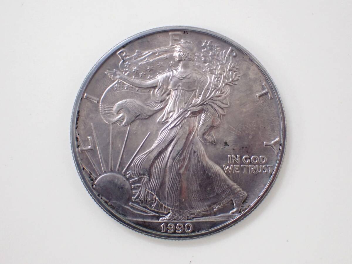 イーグル銀貨 1988年 ウォーキングリバティ 1オンス oz 記念硬貨 純銀