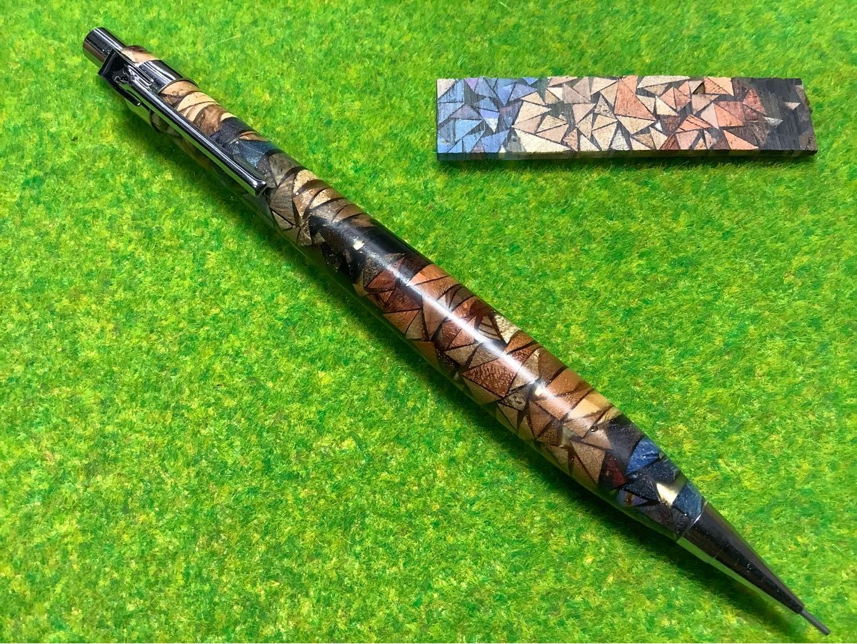 Steef&Co ステンドグラスウッド 木軸シャーペン 0 5mm Mark2レギュラー