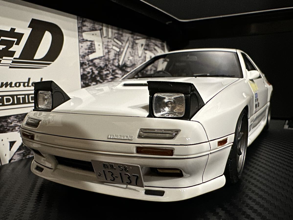 イグニッションモデル イニシャルD RX-7 （FD3S）新品未使用 1/18
