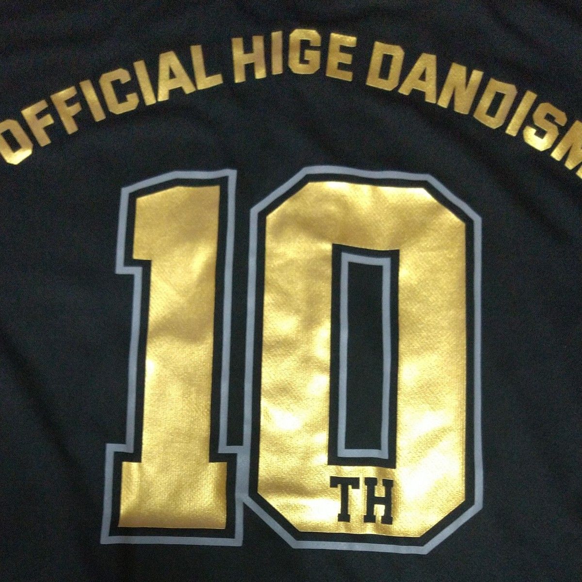 Official髭男dism 10周年記念 ベースボールシャツ ラバーバンド