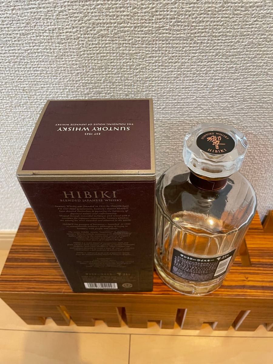 Hibiki 21 Year Old ウイスキー 空き瓶箱付き