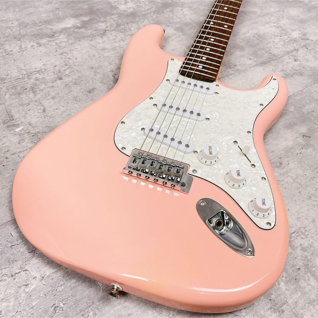 希少色 Mavis エレキギター ストラトキャスター ピンク 可愛い 初心者