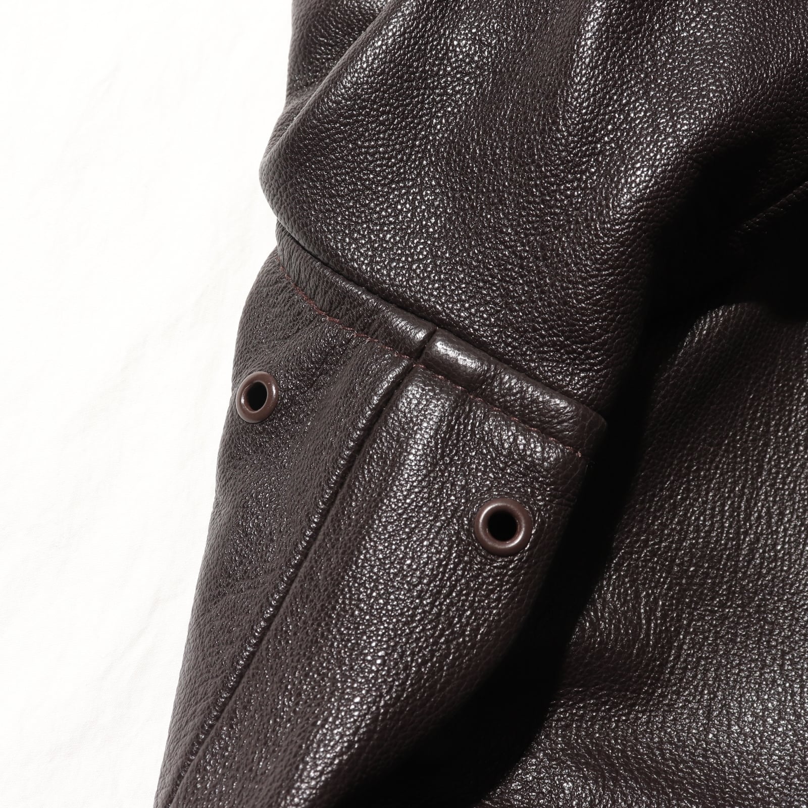 希少USA 80s エルエルビーン レザージャケット ブルゾン 山羊革 黒 M