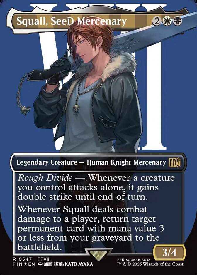 Squall, SeeD Mercenary · Final Fantasy (FIN) #547 · Scryfall Magic