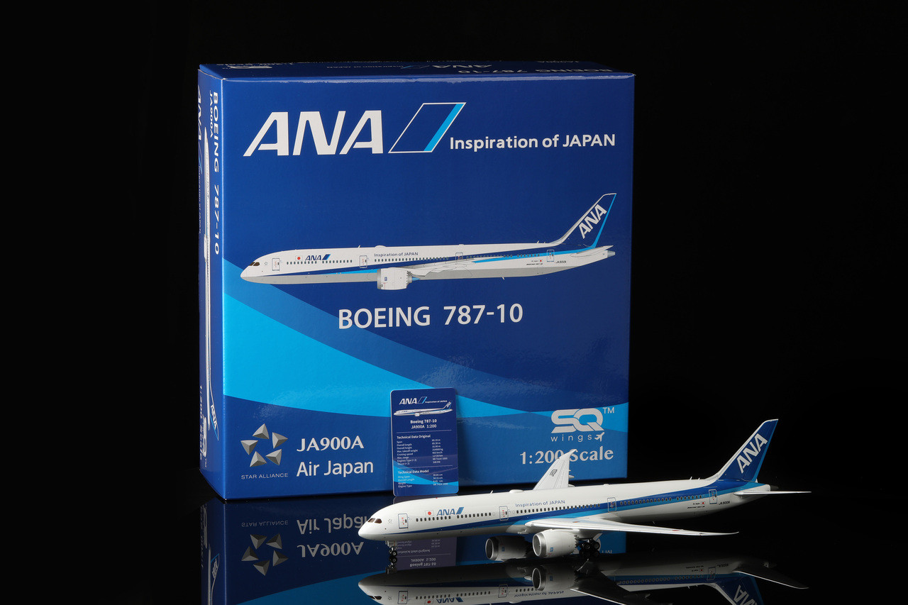SQ Wings ANA Boeing 787-10 JA900A L2036 Scale 1:200