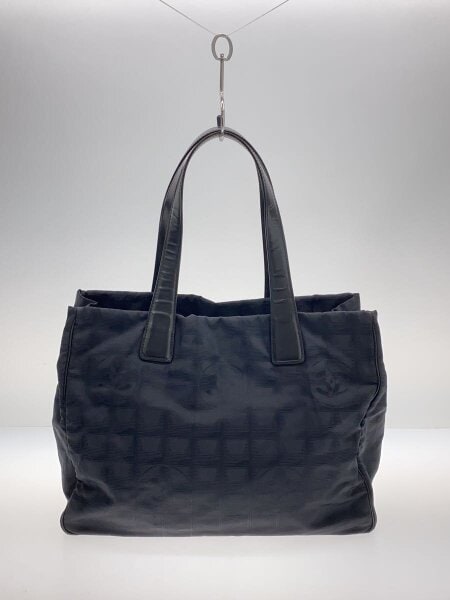 CHANEL / ニュートラベルライン トートバッグ MM/ナイロン×レザー