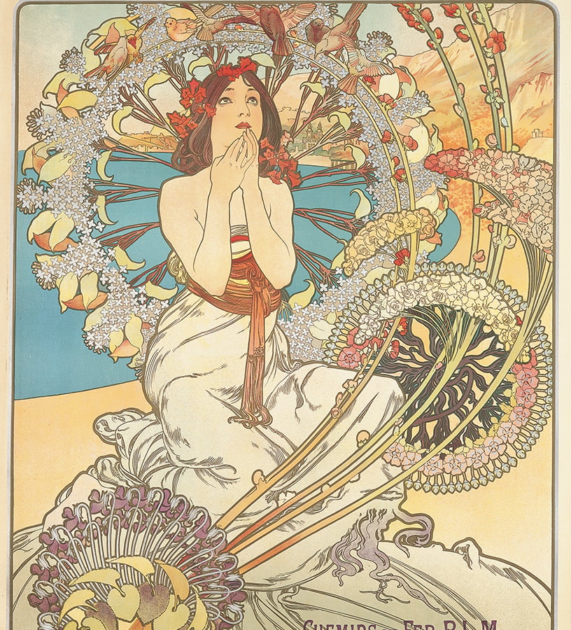 アルフォンス・ミュシャ ふたつの世界」展が開催、版画と油彩画の双方